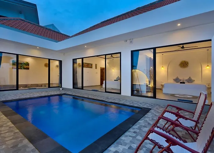 Artsya - New &modern 2br Tropical Canggu Private Pool Ferienhaus *