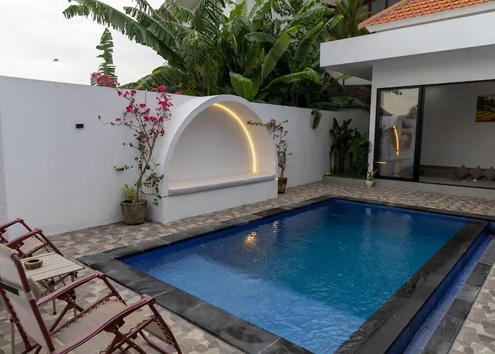 Ferienhaus Artsya - New &modern 2br Tropical Canggu Private Pool