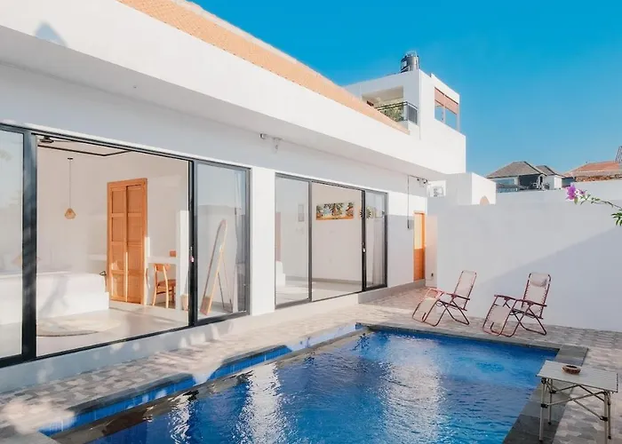 Artsya - New &modern 2br Tropical Canggu Private Pool Vakantiehuis