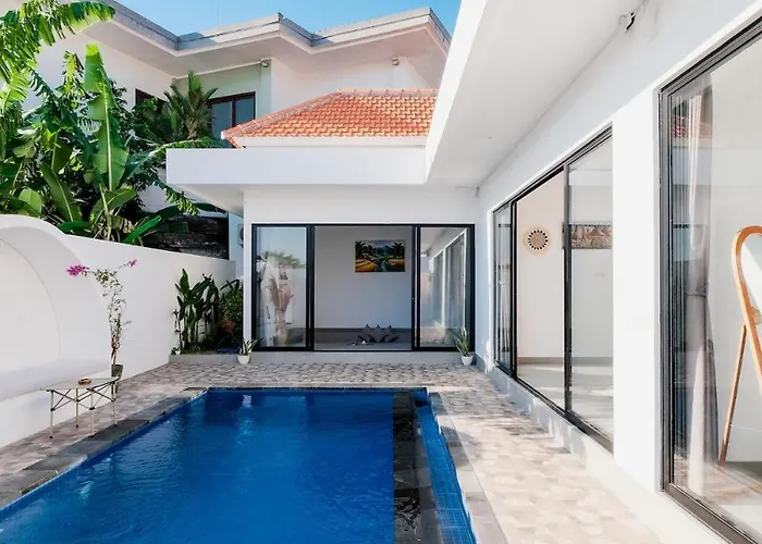 Vakantiehuis Artsya - New &modern 2br Tropical Canggu Private Pool *